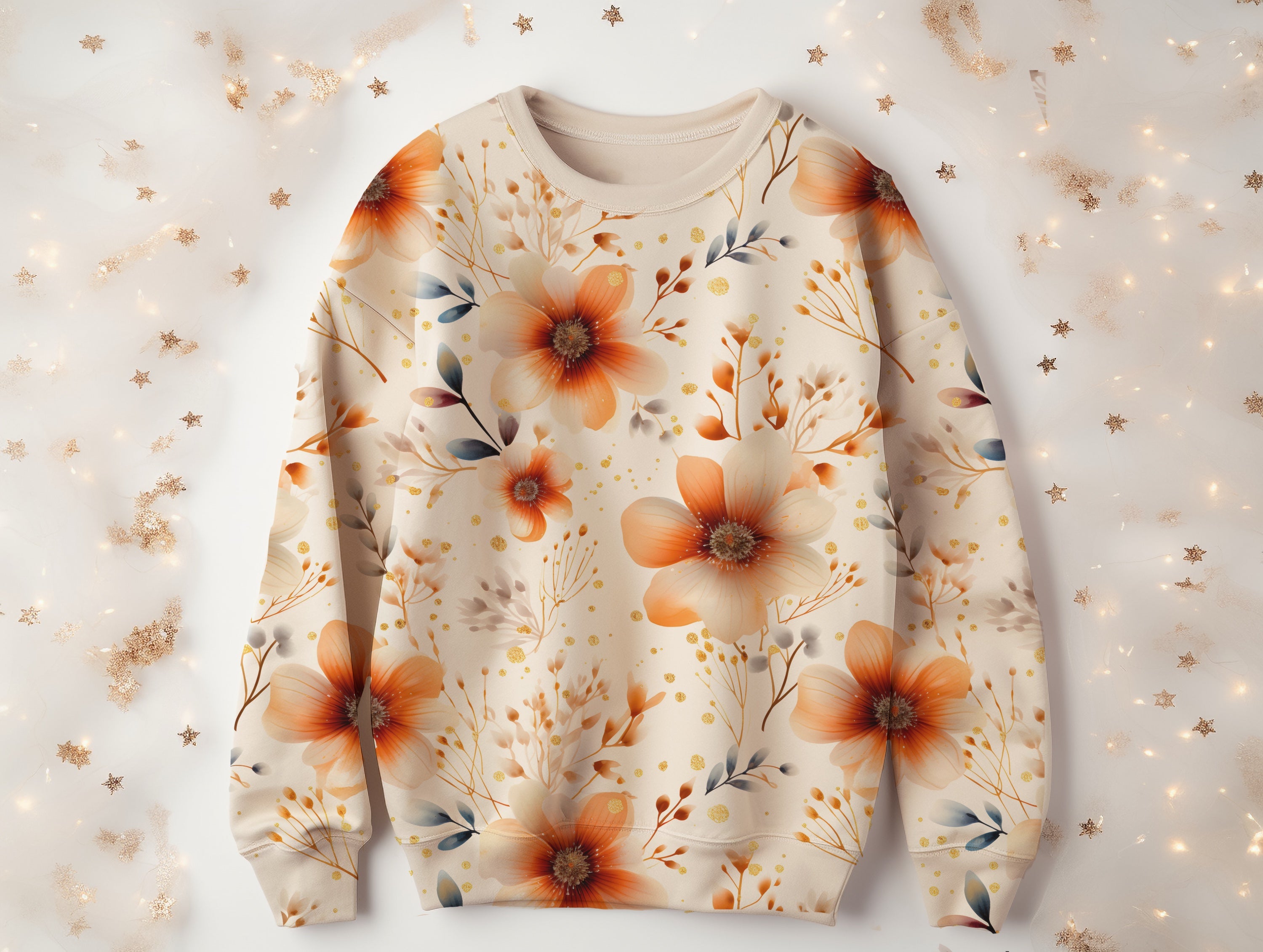 Orange Herbstblumen